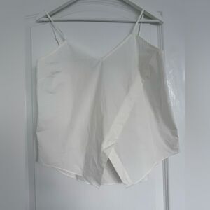 DEREK LAMB Chic White Women's Top